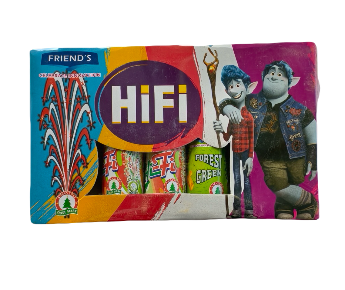 HIFI (Red & White Glitter)