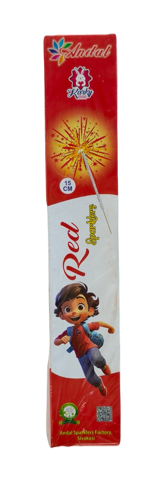 15 cm Red Sparkles